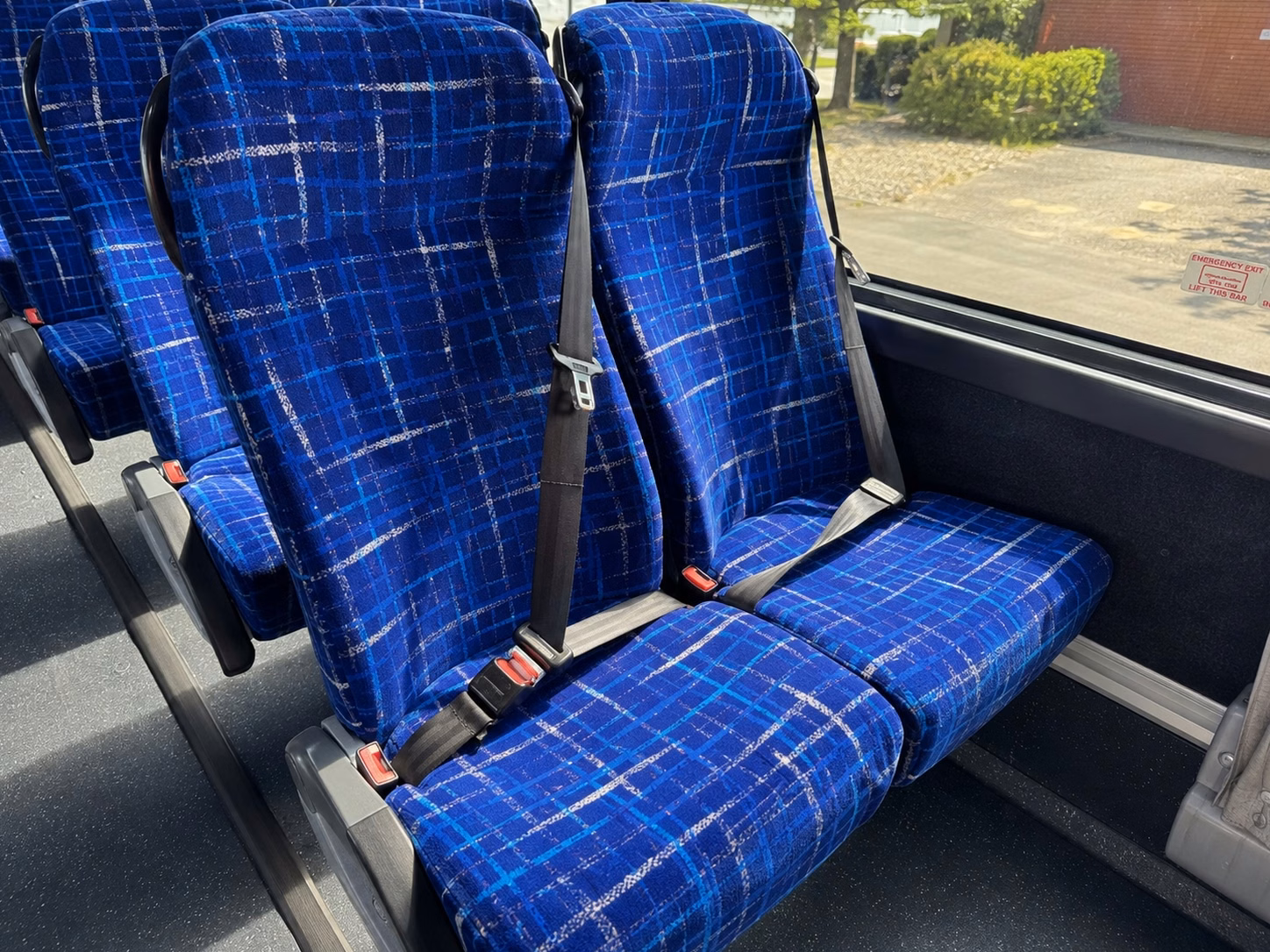 56 passenger charter bus inside