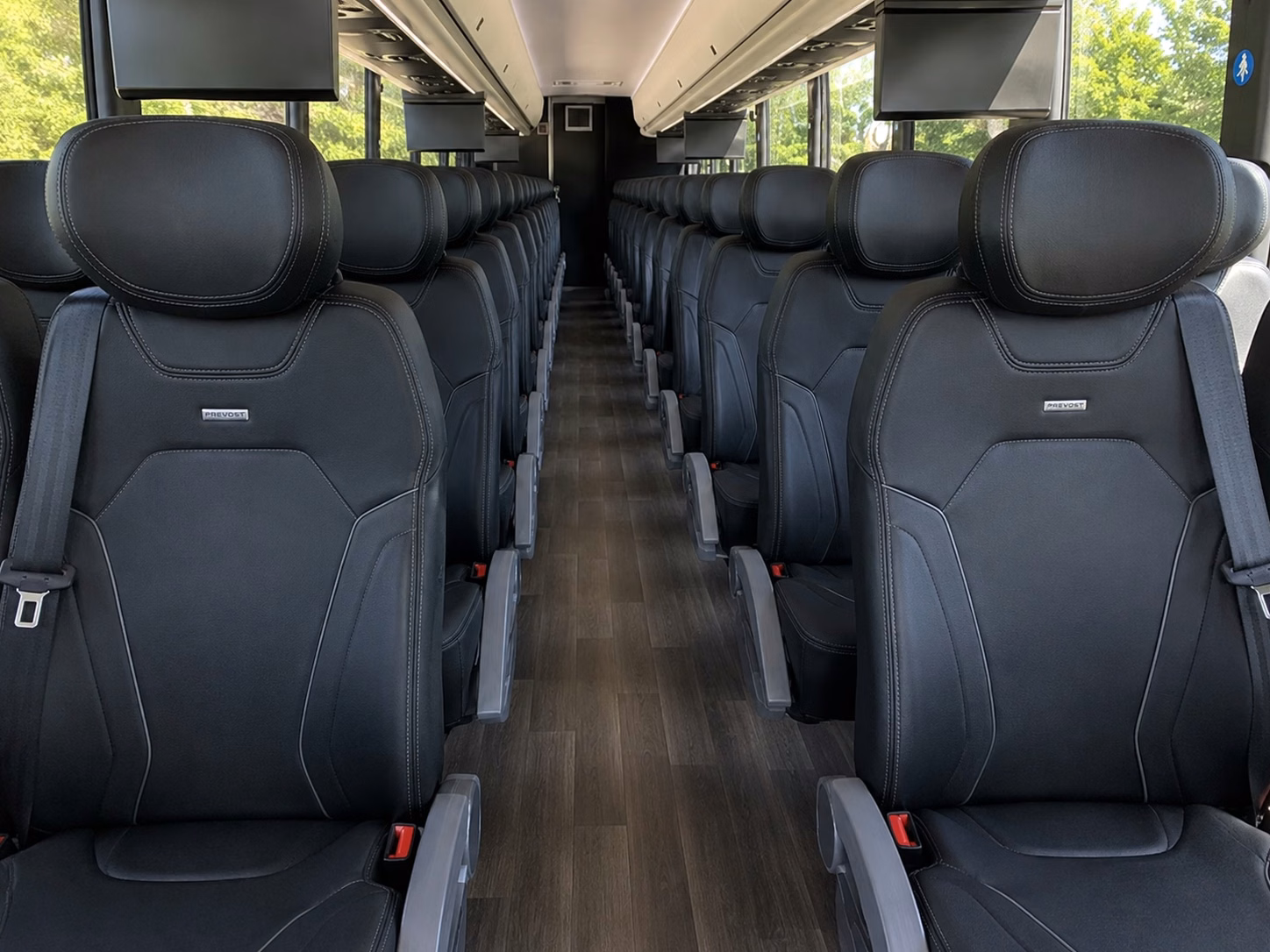 ventura charter bus interior gallery