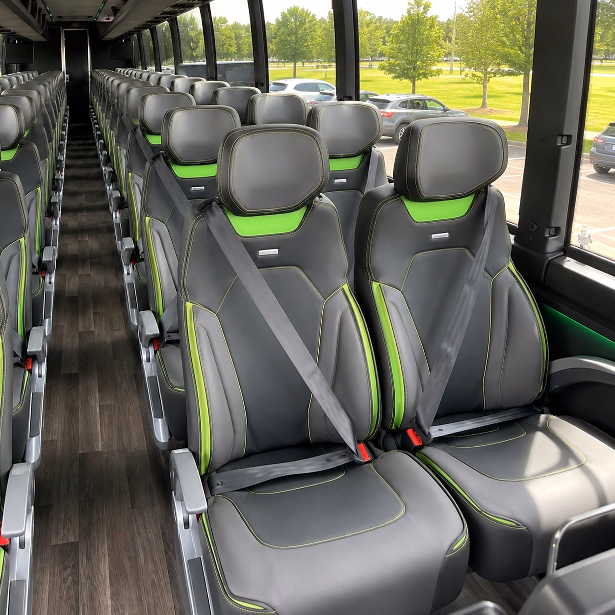 ventura charter bus interior