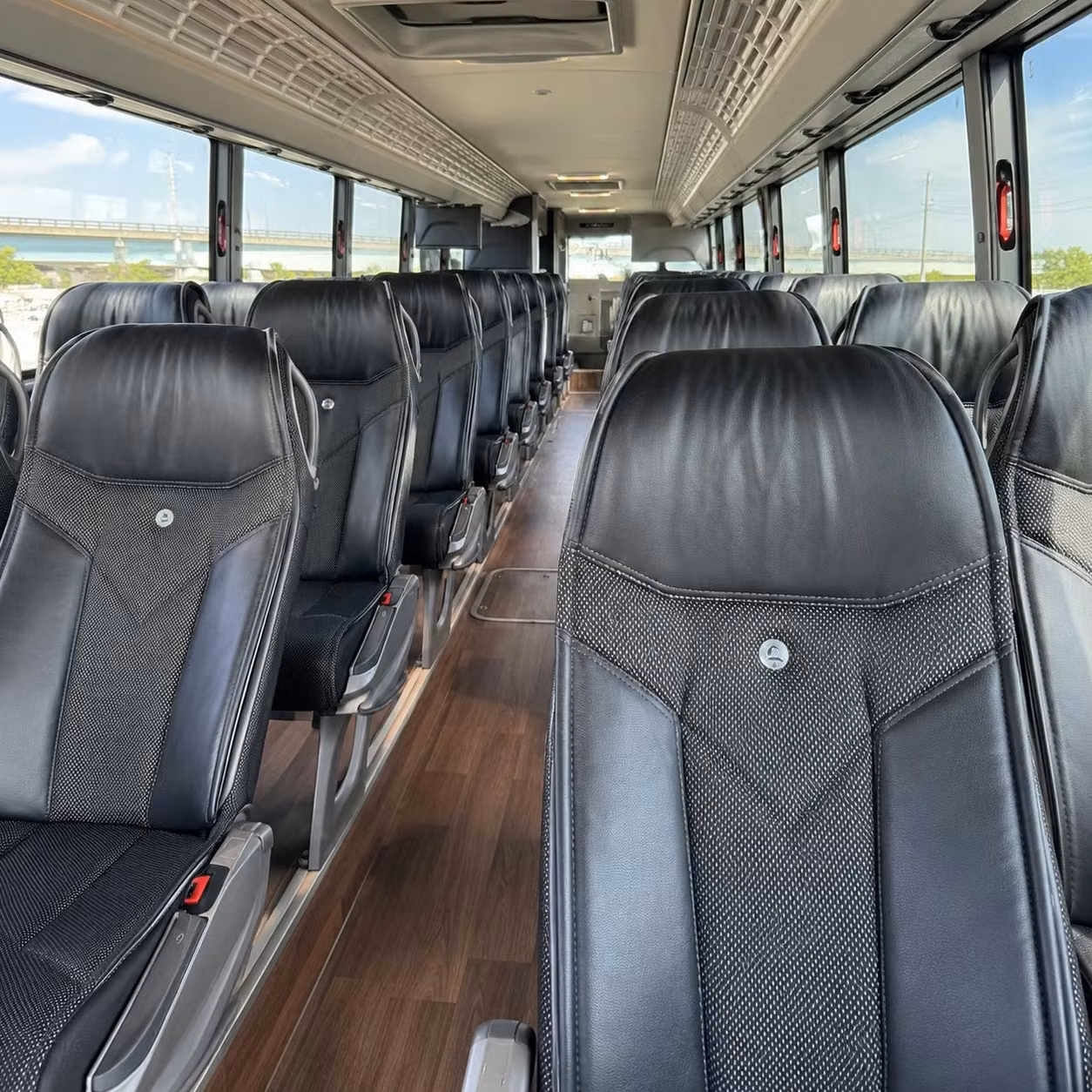 ventura charter bus rental inside